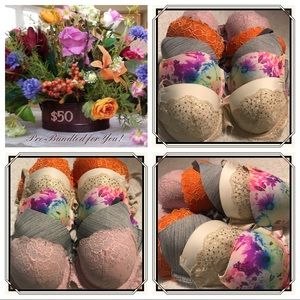 5 for $50 Lightly Lined VS Bras, All Size 36c
